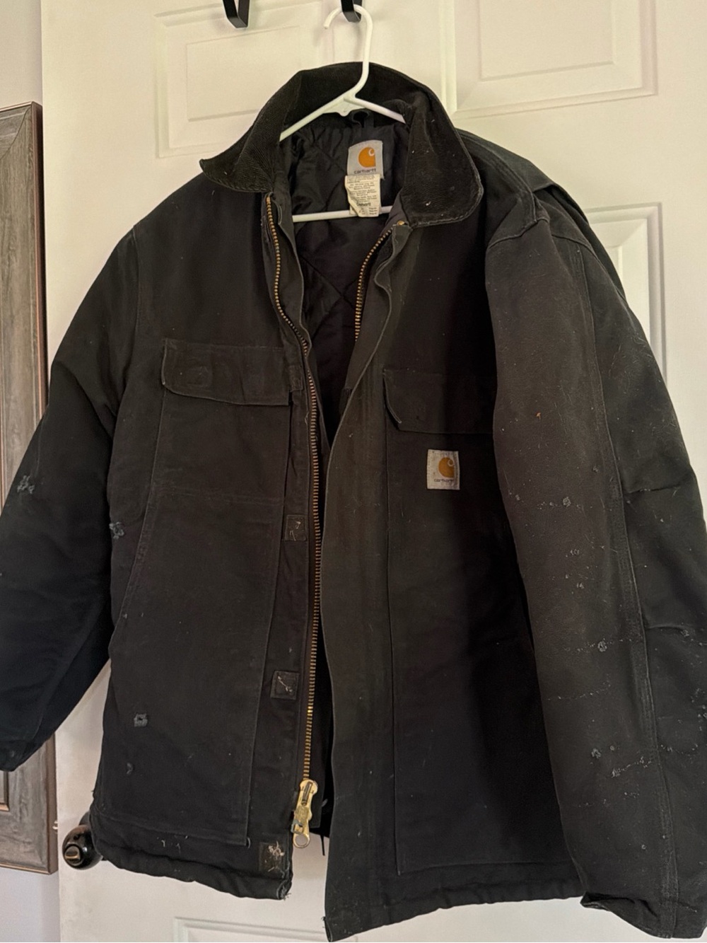 Carhartt Black Men's Insulated Duck Puffer Coat